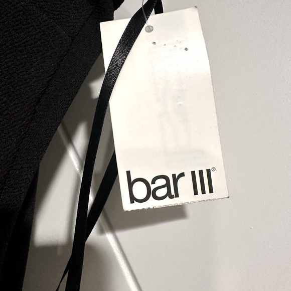 Bar III Cutout Halter Jumpsuit, Black, Size 4 - Picture 9 of 10